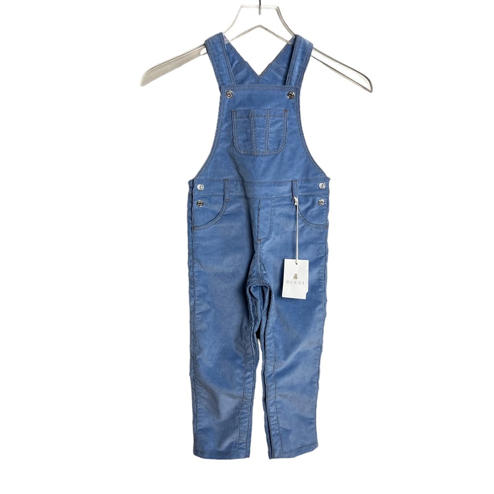 Gucci Kids Blue Overalls nwot